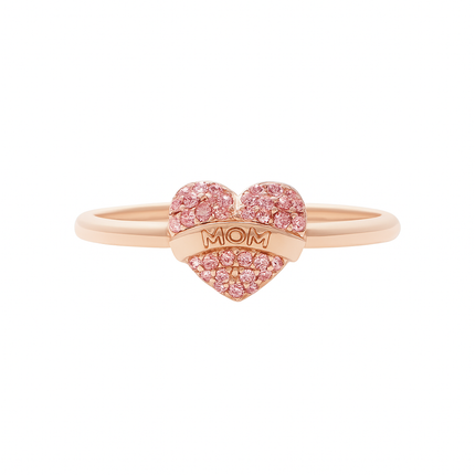 ANILLO HEART PINK MOM