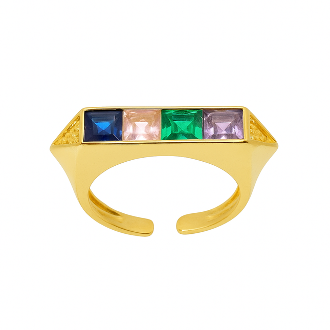 ANILLO LINE ARCOIRIS
