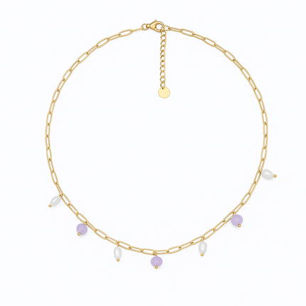 CADENA ESLABON PERLADO