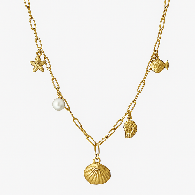 CADENA ESLABON CONCHAS