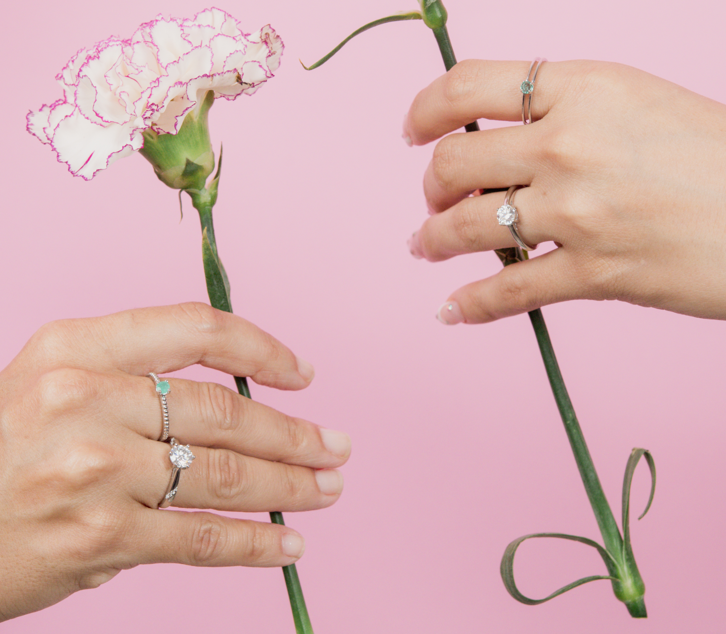 ANILLO SOLITARIO ROUND MOISANT