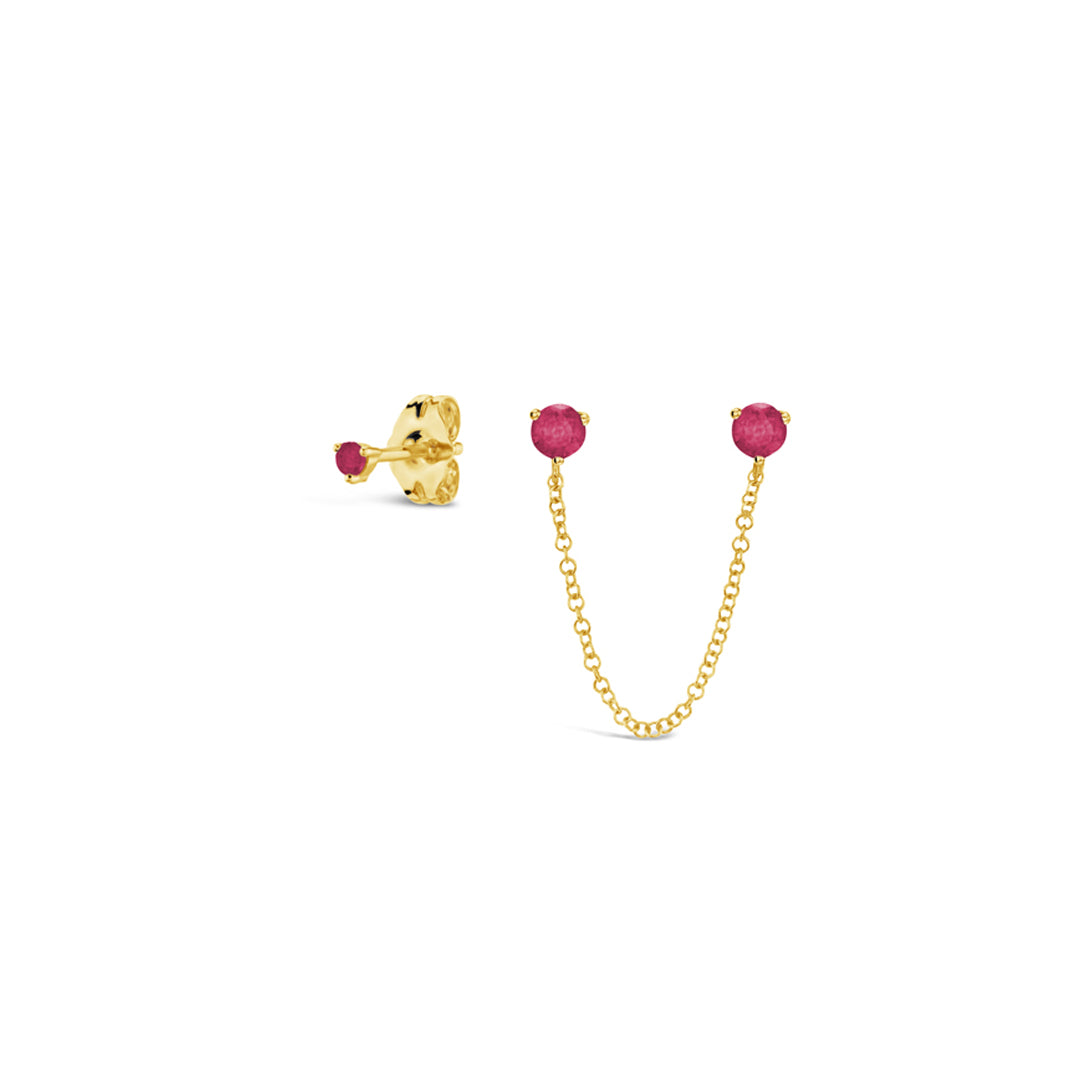TOPOS BABY ROUND RUBY CHAIN