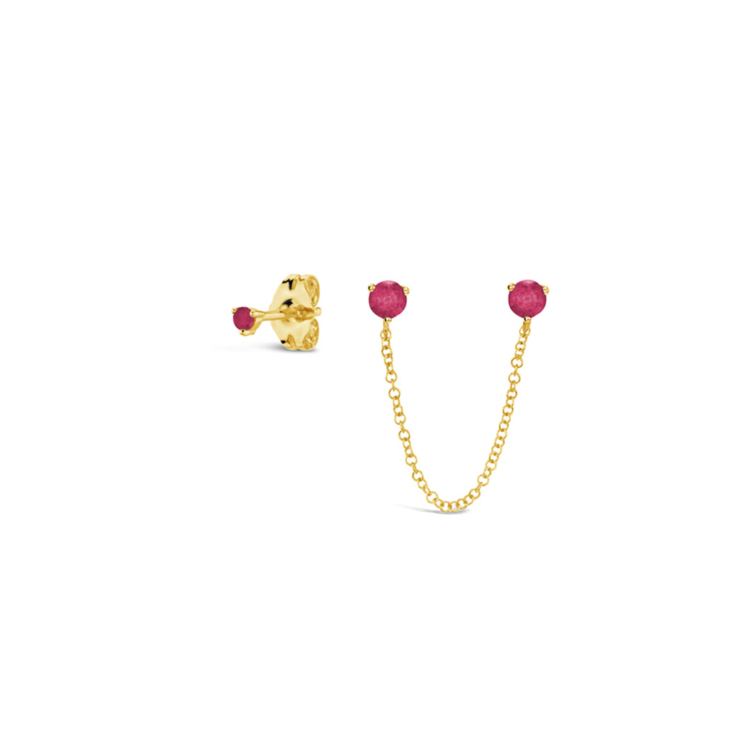 TOPOS BABY ROUND RUBY CHAIN