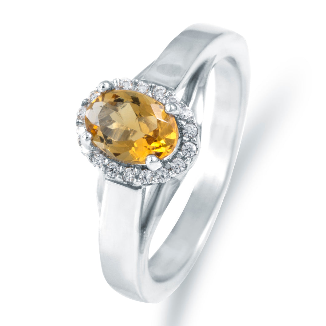 Anillo Royalty | Citrina