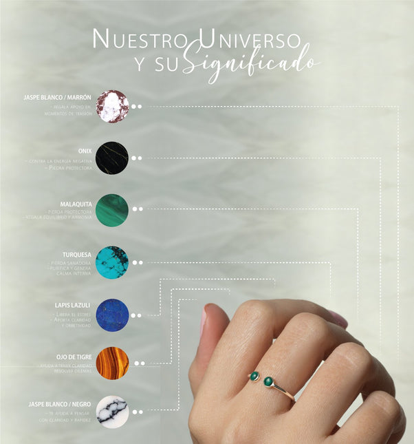 Anillo Ela Media Esfera "Y"